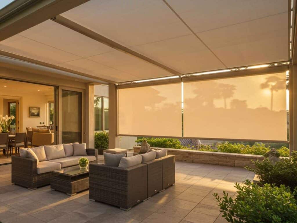 Motorized Outdoor Shades East Denver